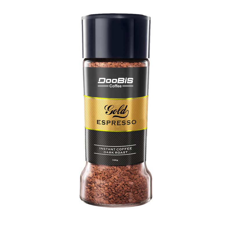 محصول نمونه تستی اسپرسو فوری گلد دوبیس - 100 گرم